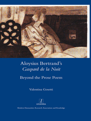 cover image of Aloysius Bertrand's Gaspard de la Nuit Beyond the Prose Poem